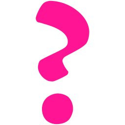 Deep pink question mark 5 icon - Free deep pink question mark icons
