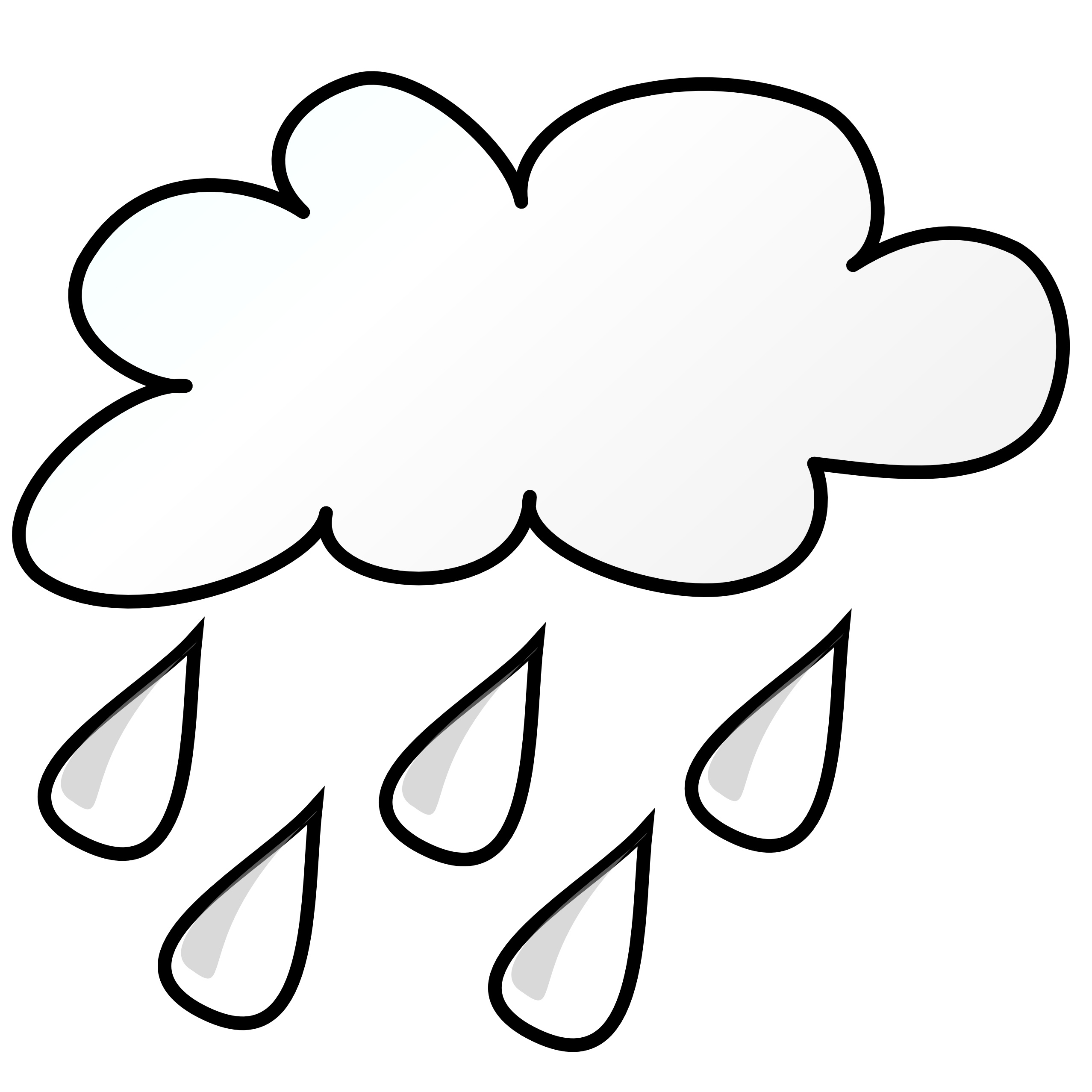 Weather Symbols Colouring Pages