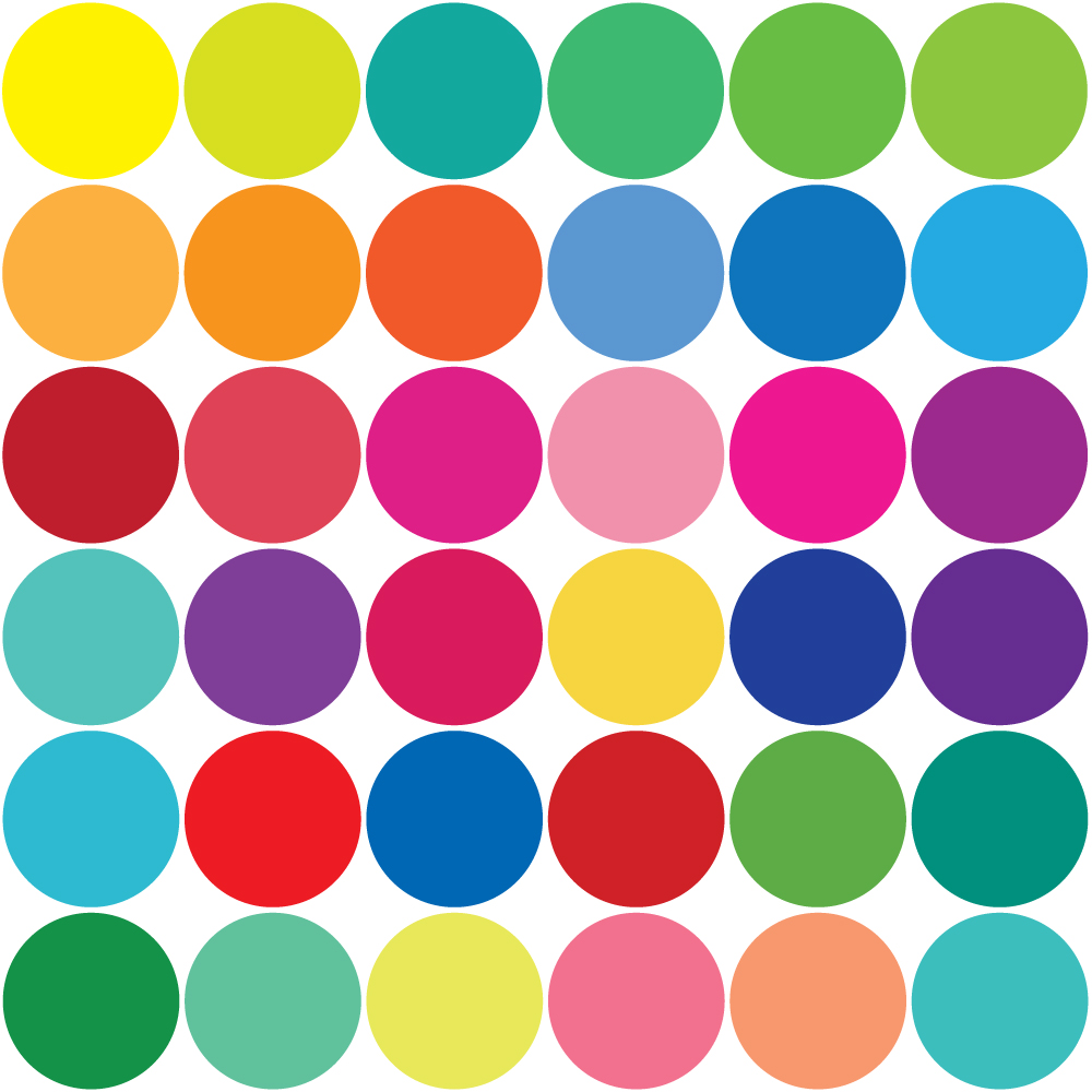 Rainbow Polka Dot Wallpaper - ClipArt Best
