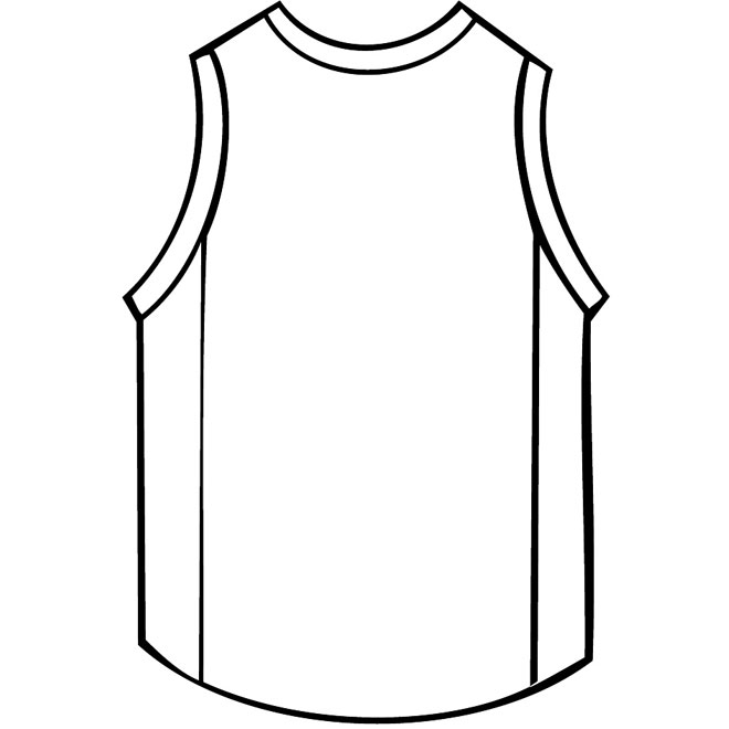 Free clipart basketball jersey