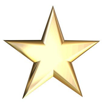 Gold STAR Template - ClipArt Best