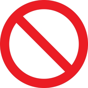 No symbol circle with slash prohibition sign Photo | Free Download