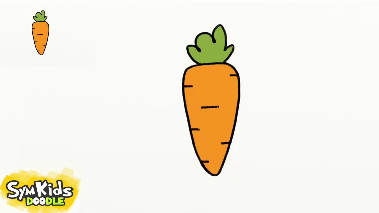 How to Draw a Carrot - YouTube - ClipArt Best - ClipArt Best