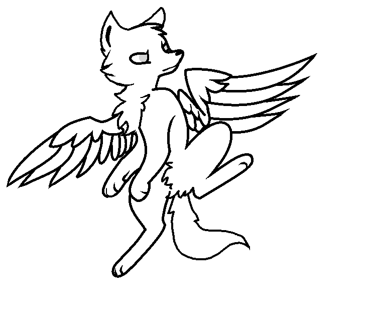 Winged wolf base by ComputerDragon on DeviantArt - ClipArt Best - ClipArt  Best