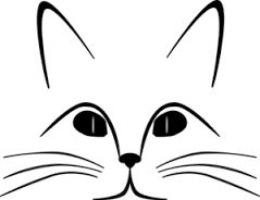 Cat Face Drawing | Vector For Free ...