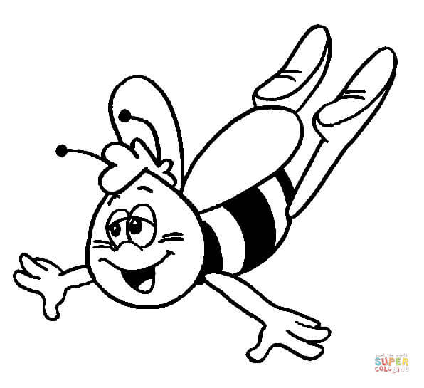 Maya the Bee coloring pages | Free Coloring Pages