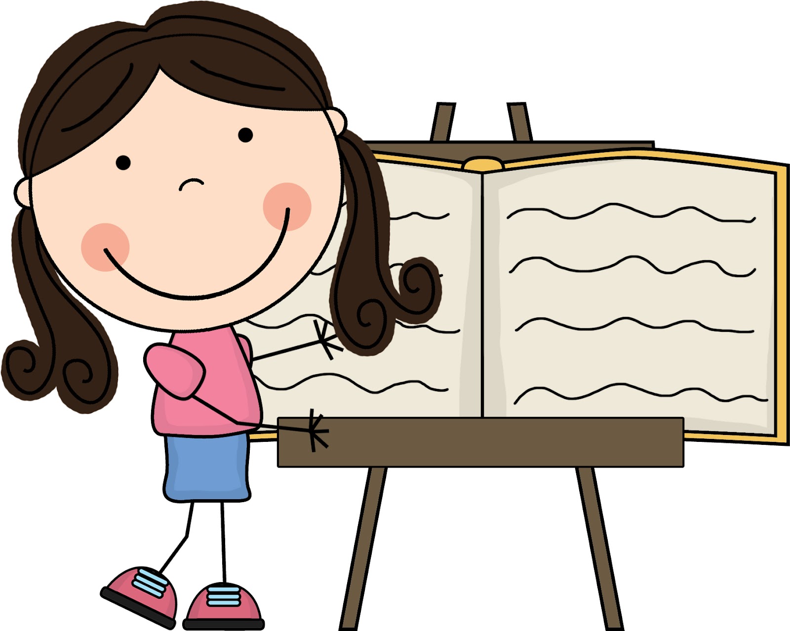 Children Writing Cartoon - ClipArt Best