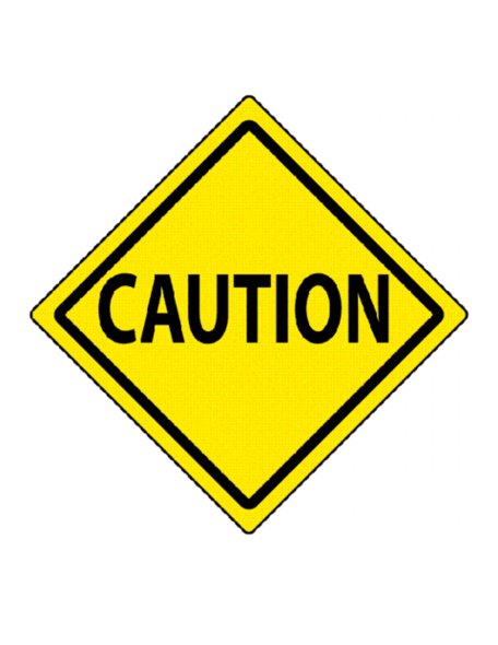 Caution Sign Template Clipart - Free to use Clip Art Resource