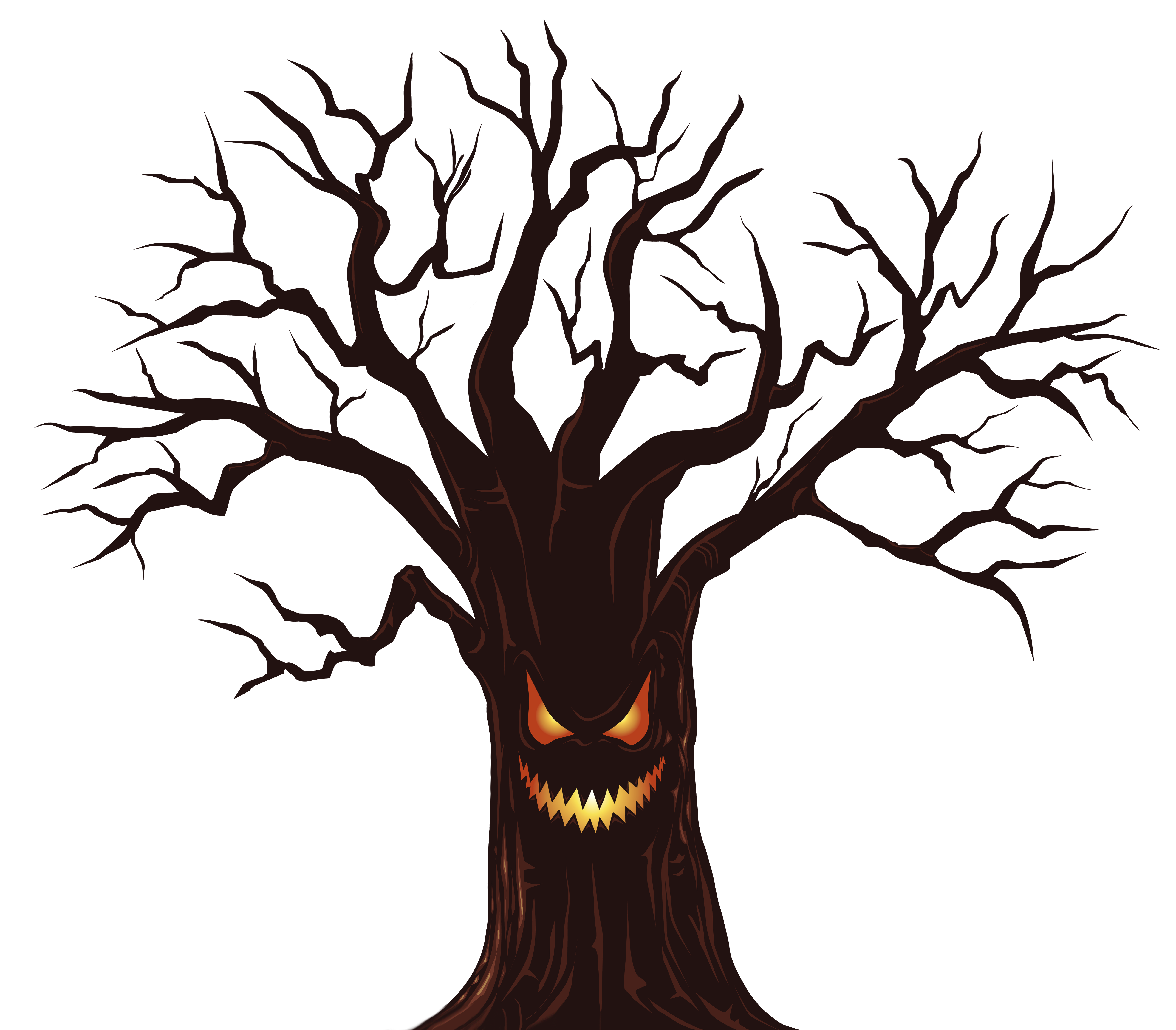 halloween trees clipart - photo #4