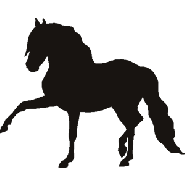 Horses - Animals - Shapes - Stencils