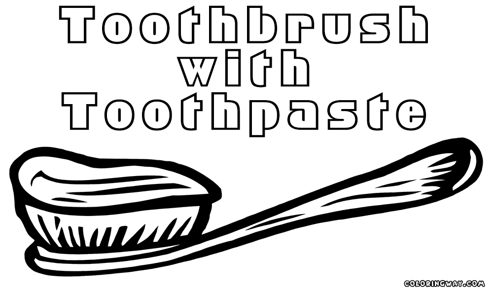 Toothbrush coloring pages | Coloring pages to download and print