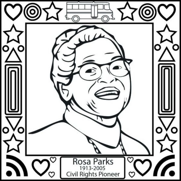 rosa parks coloring sheets rosa parks coloring sheets teachcolor ...