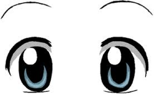 Happy eyes clipart