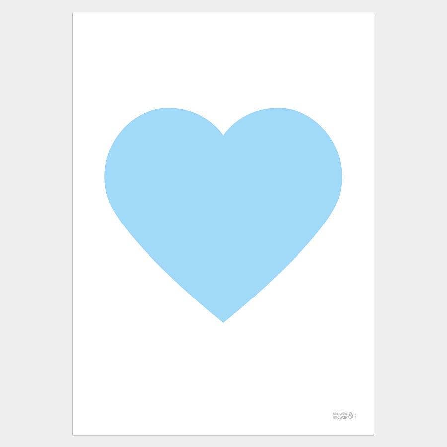 Clipart light blue hearts