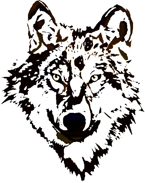 Wolf Clip Art And Graphics For T Shirt Decal Logo Design on ...