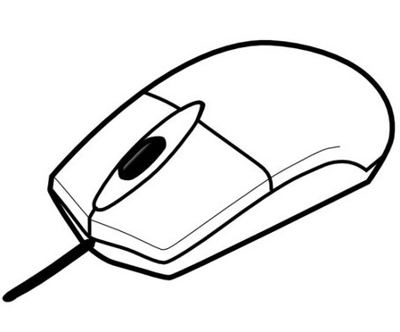 MOUSE COMPUTER COLORING PAGES