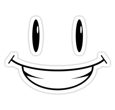 Happy Face" Stickers by HamSammy | Redbubble - ClipArt Best - ClipArt Best