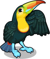 Image - Keel billed toucan single.png - Tiny Zoo Wiki
