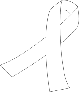 cancer ribbon outline black | The FLPARENTINGNEWS