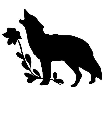 Wolf Howling Silhouette - ClipArt Best