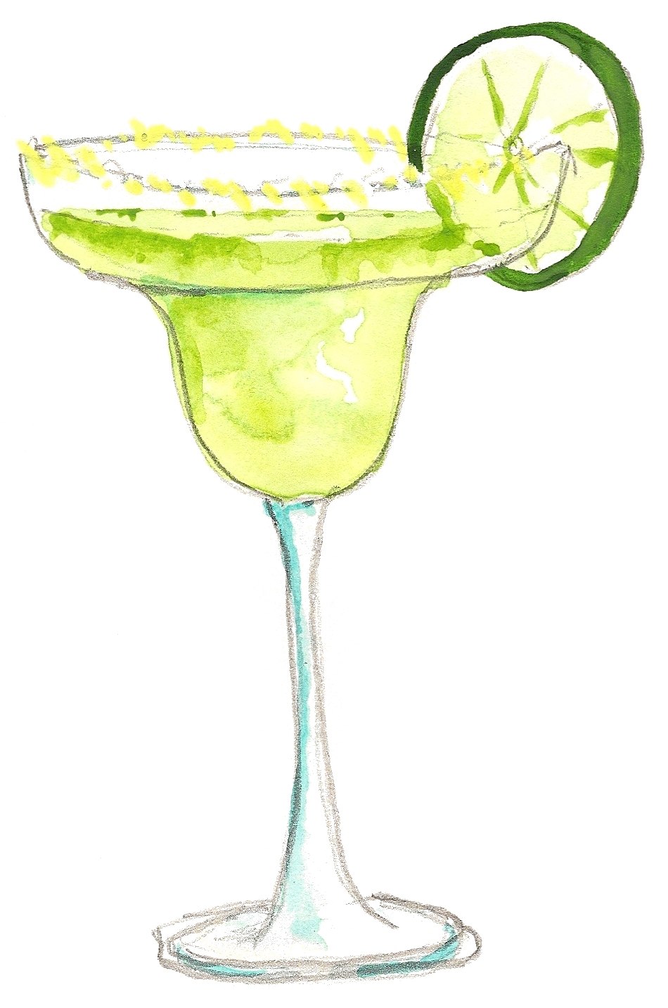 free clip art margarita glass - photo #3