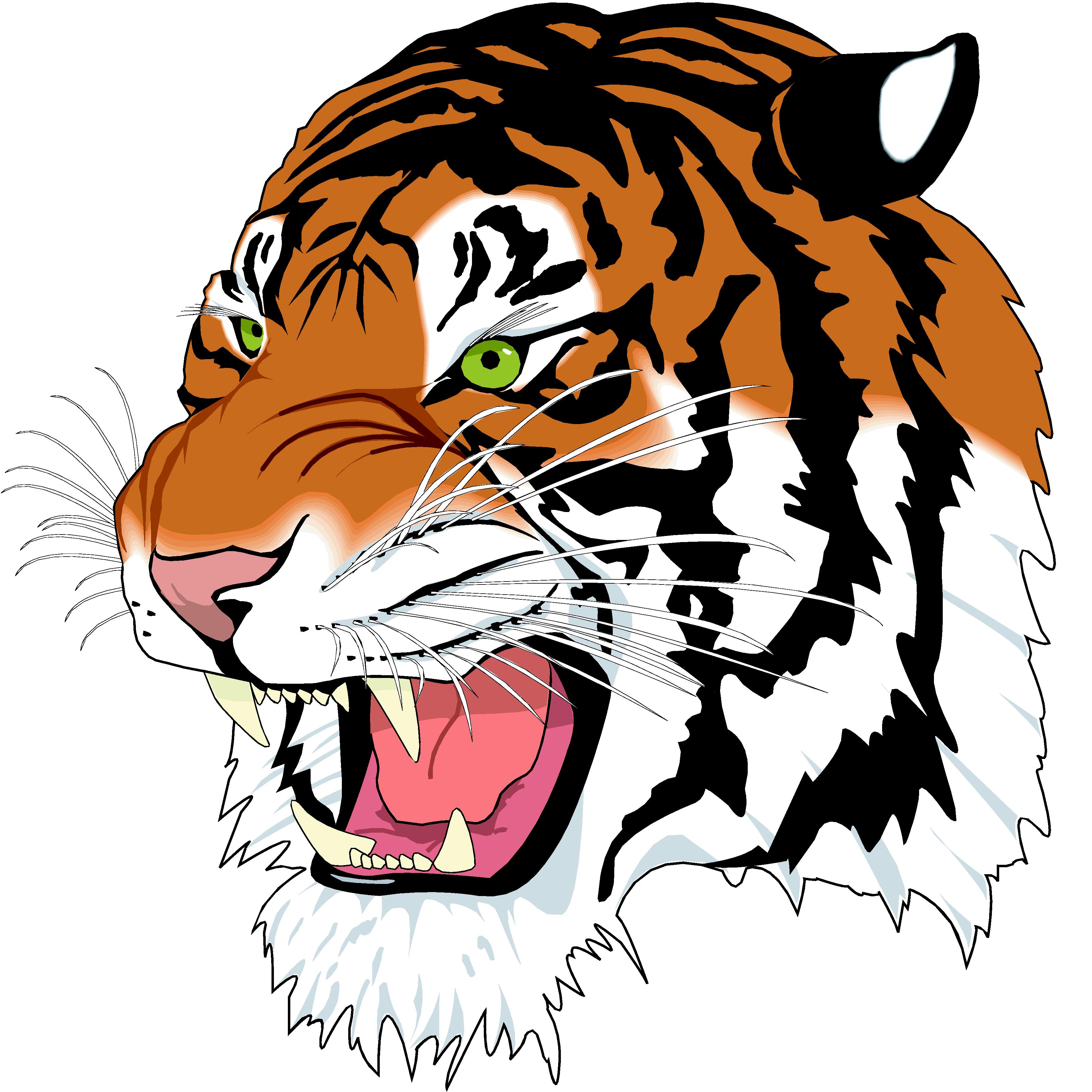Tiger Head Clip Art - Free Clipart Images