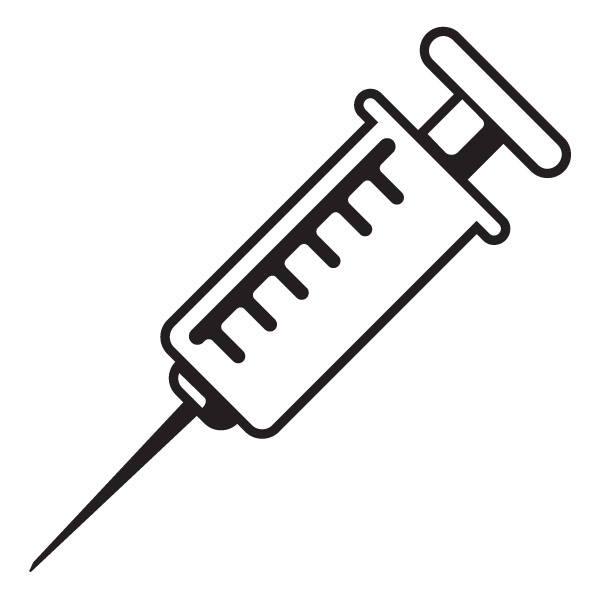 Vaccine Syringe Medical Clip Art For Custom Products & Gifts
