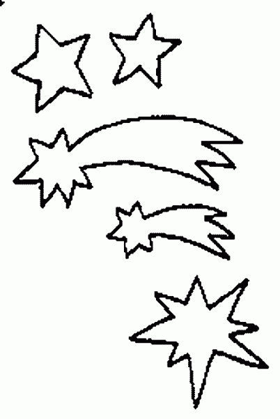 Printable Shooting Stars Coloring Pages - Space Coloring Pages For ...