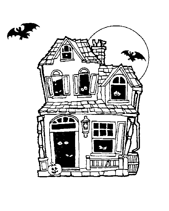 clipart haunted house images - photo #37