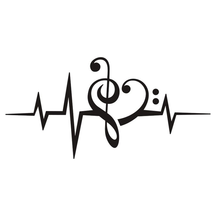 Treble Clef Heart | Music Tattoos ...