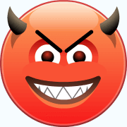 Devil" Emoticon