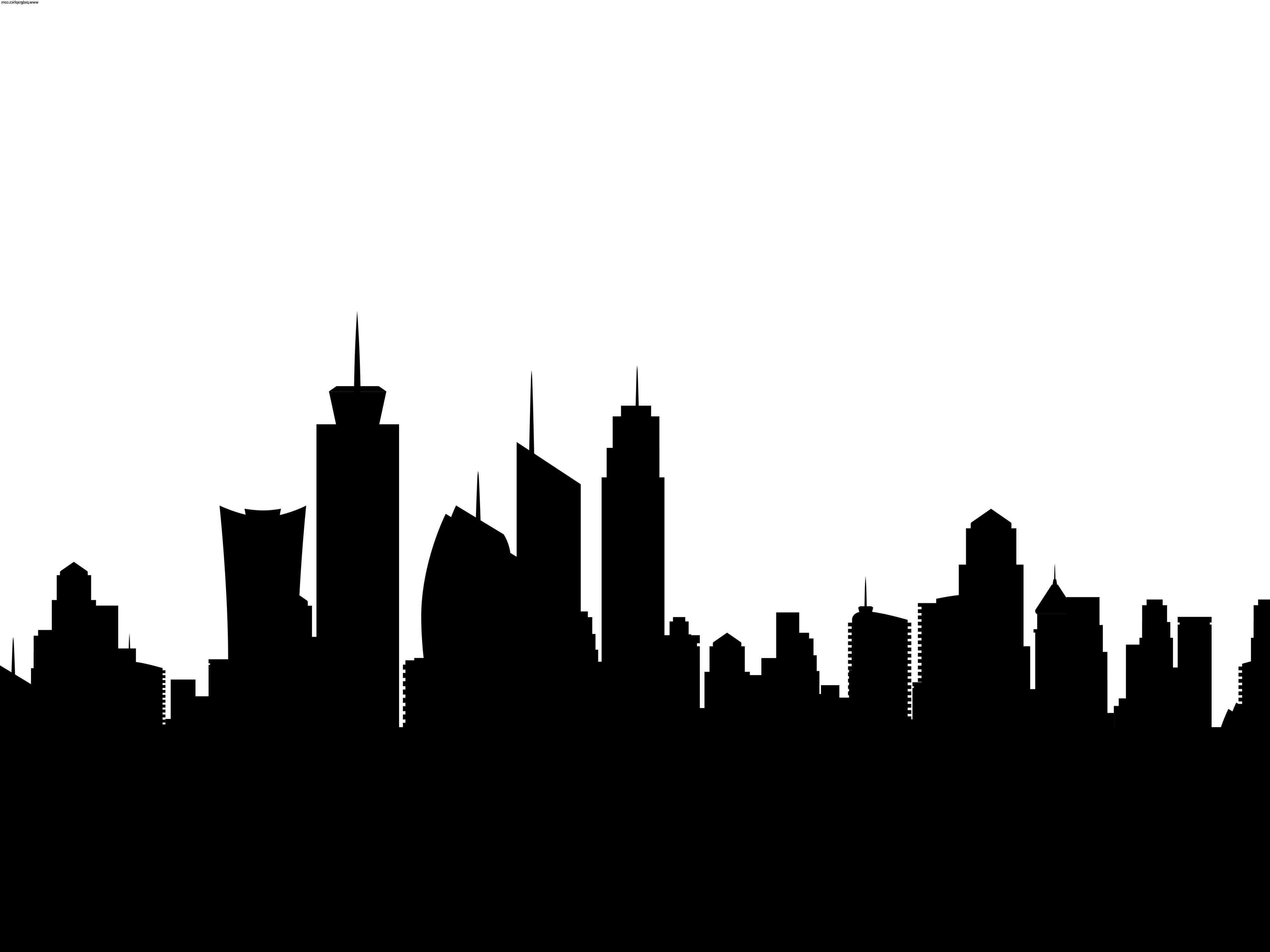 Houston Skyline Outline - ClipArt Best