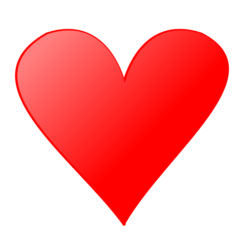 OnlineLabels Clip Art - Card Symbols: Heart