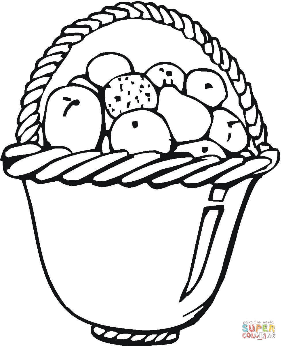 Whole Apple and Cross Section coloring page | Free Printable ...