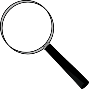 Magnifying Glass Clipart Black And White - Free ...