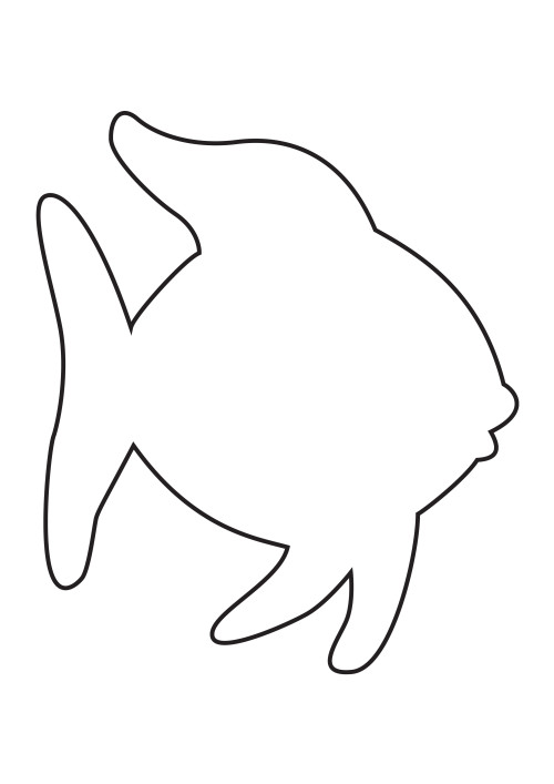 Outline Picture Of Cat Fish | Drawing and Coloring for Kids