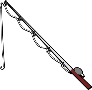 Fishing Pole Cartoon