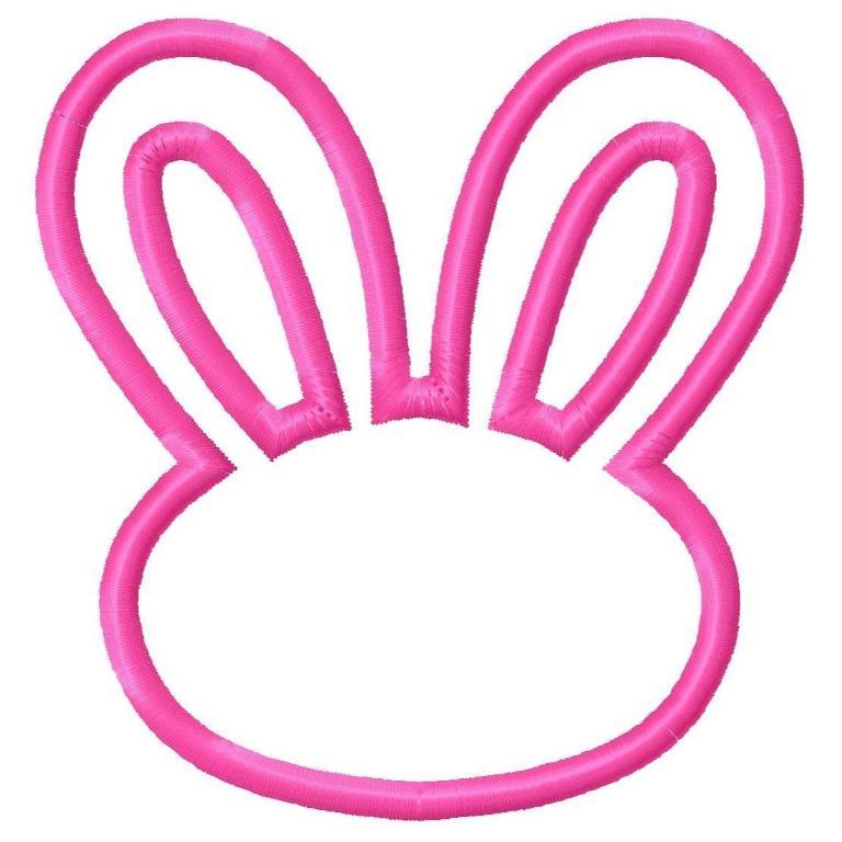 Easter Bunny Head Outline - ClipArt Best