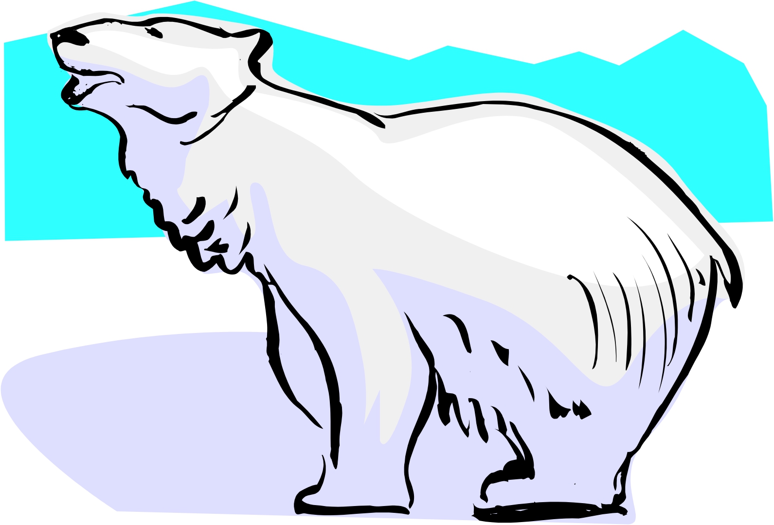 Baby Polar Bear Cartoon - ClipArt Best