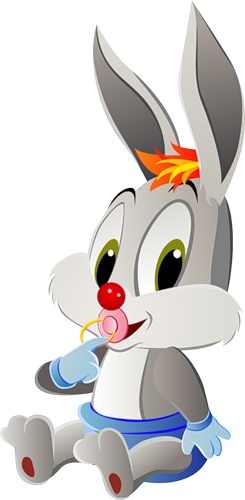 Baby Bunny Cartoon Free PNG Picture Clipart