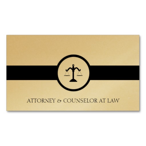 Attorney Lawyer Law Firm Office Balance Scale Business Card ...