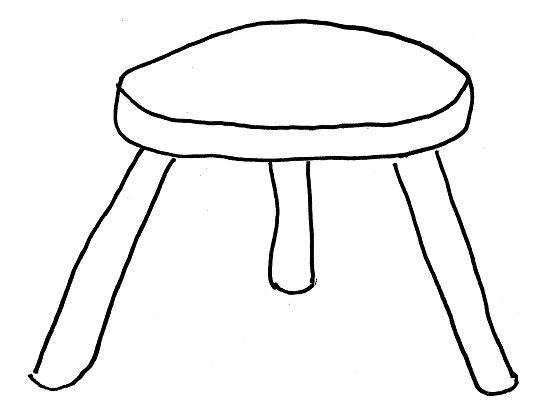 clipart stool three legs - photo #46