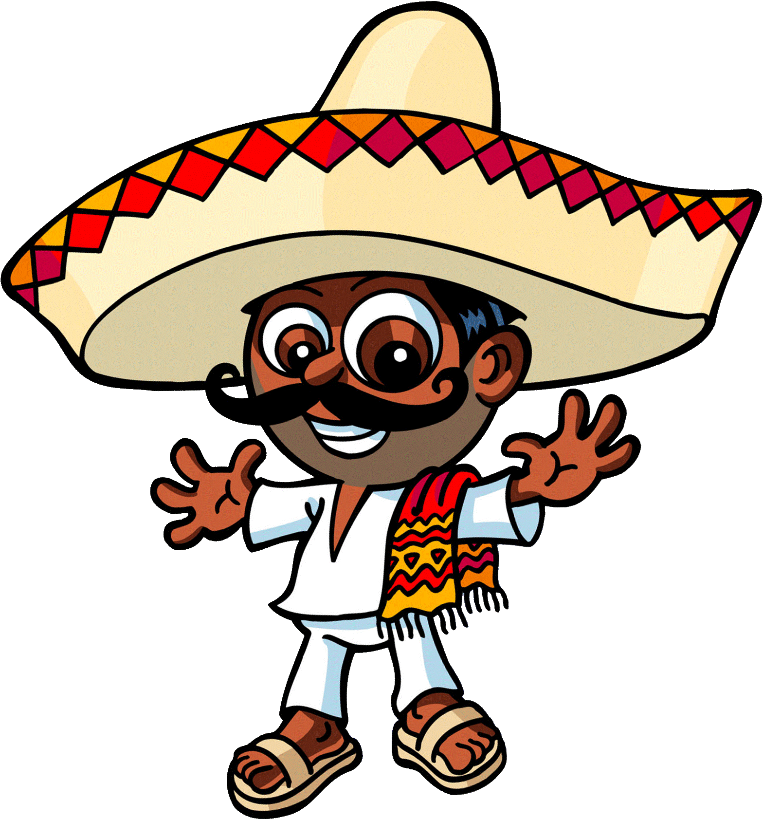 Cartoon Sombrero Mexicano - ClipArt Best