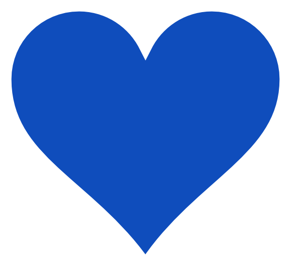Blue Heart Clip art - Love - Download vector clip art online