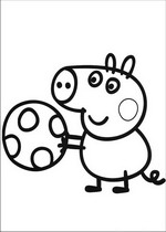 Kids-n-fun | 20 coloring pages of Peppa Pig