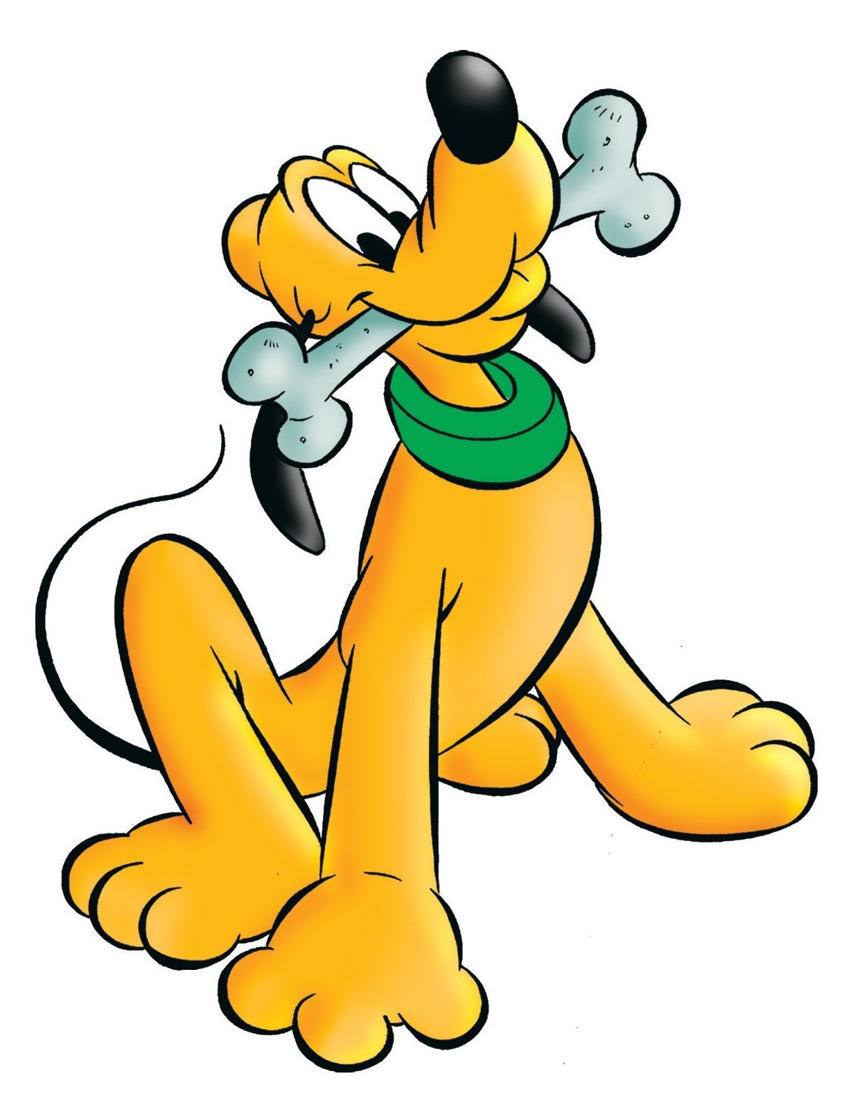 Pluto The Dog With Bone - ClipArt Best