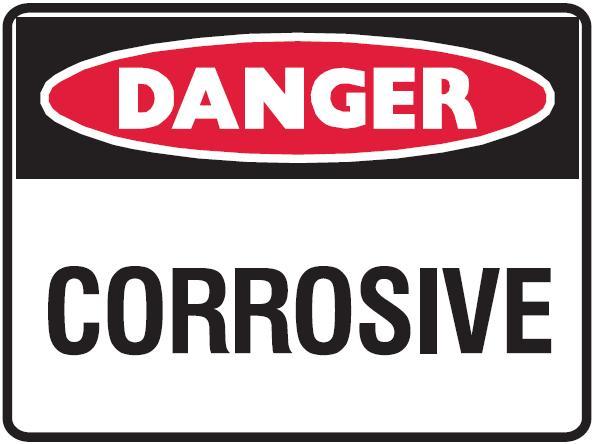 Danger Sign - Corrosive