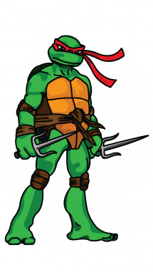 How to Draw Raphael from Ninja Turtles, Cartoons, Easy Step-by ...