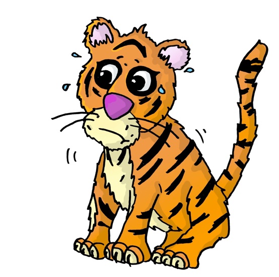 Animated tiger clip art clipart image #7333