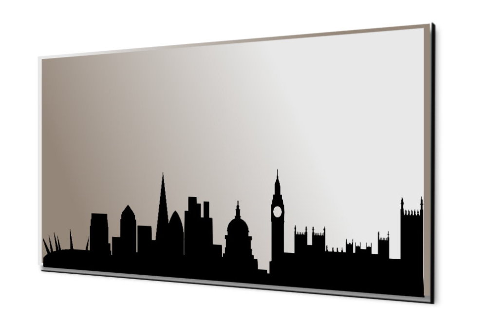London Silhouette Skyline Mirror